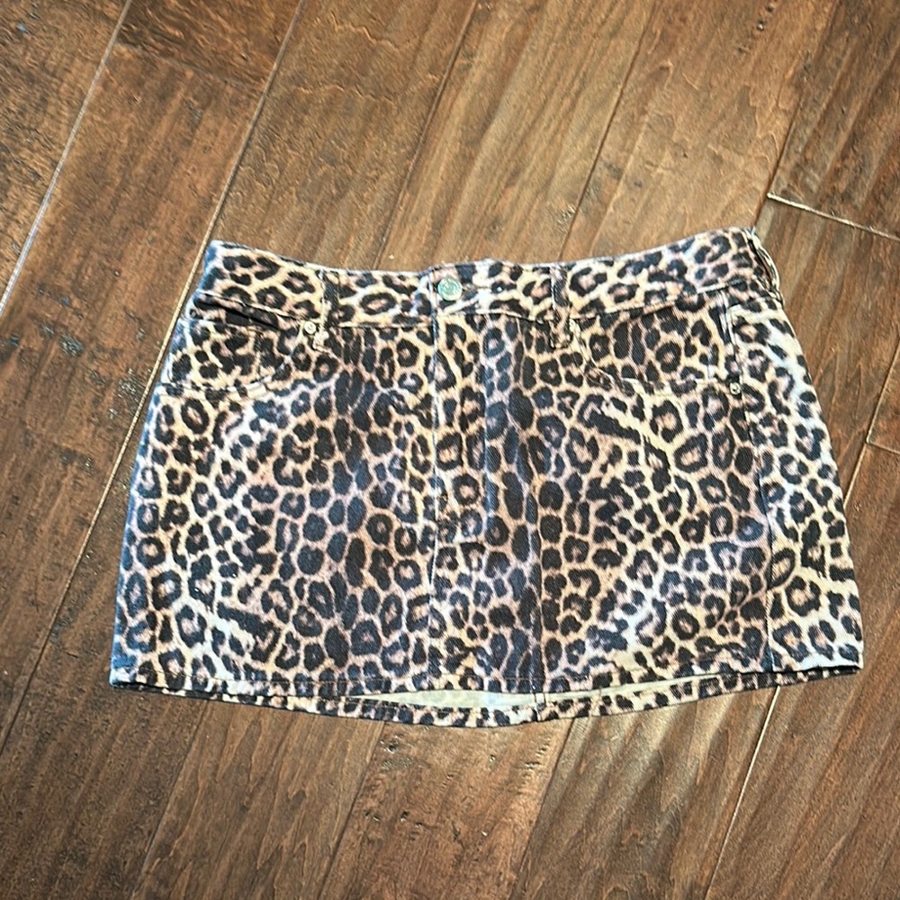PacSun Brown Black Mini Pencil Skirt Night Out